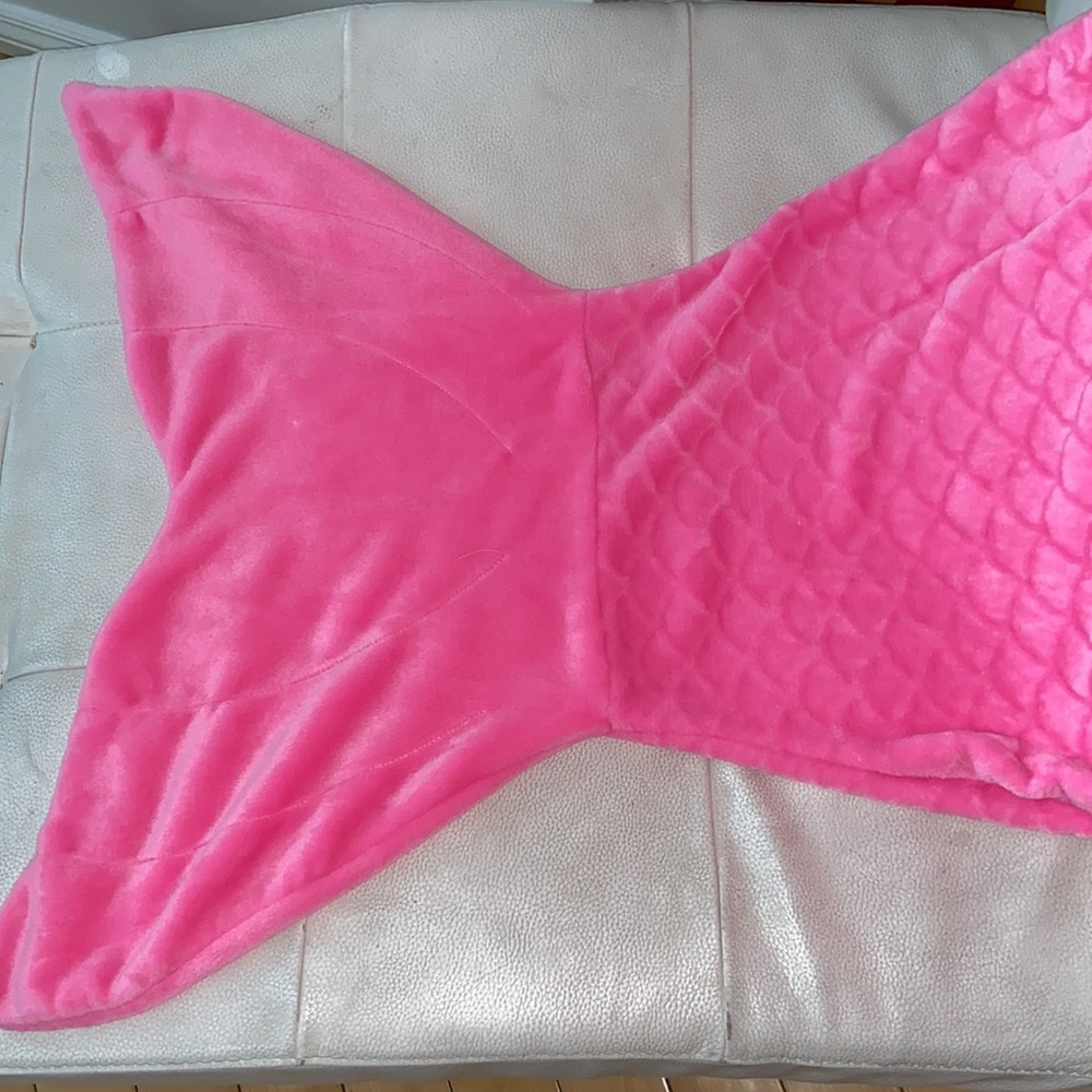 couverture rose sirène - Picture 5 of 5